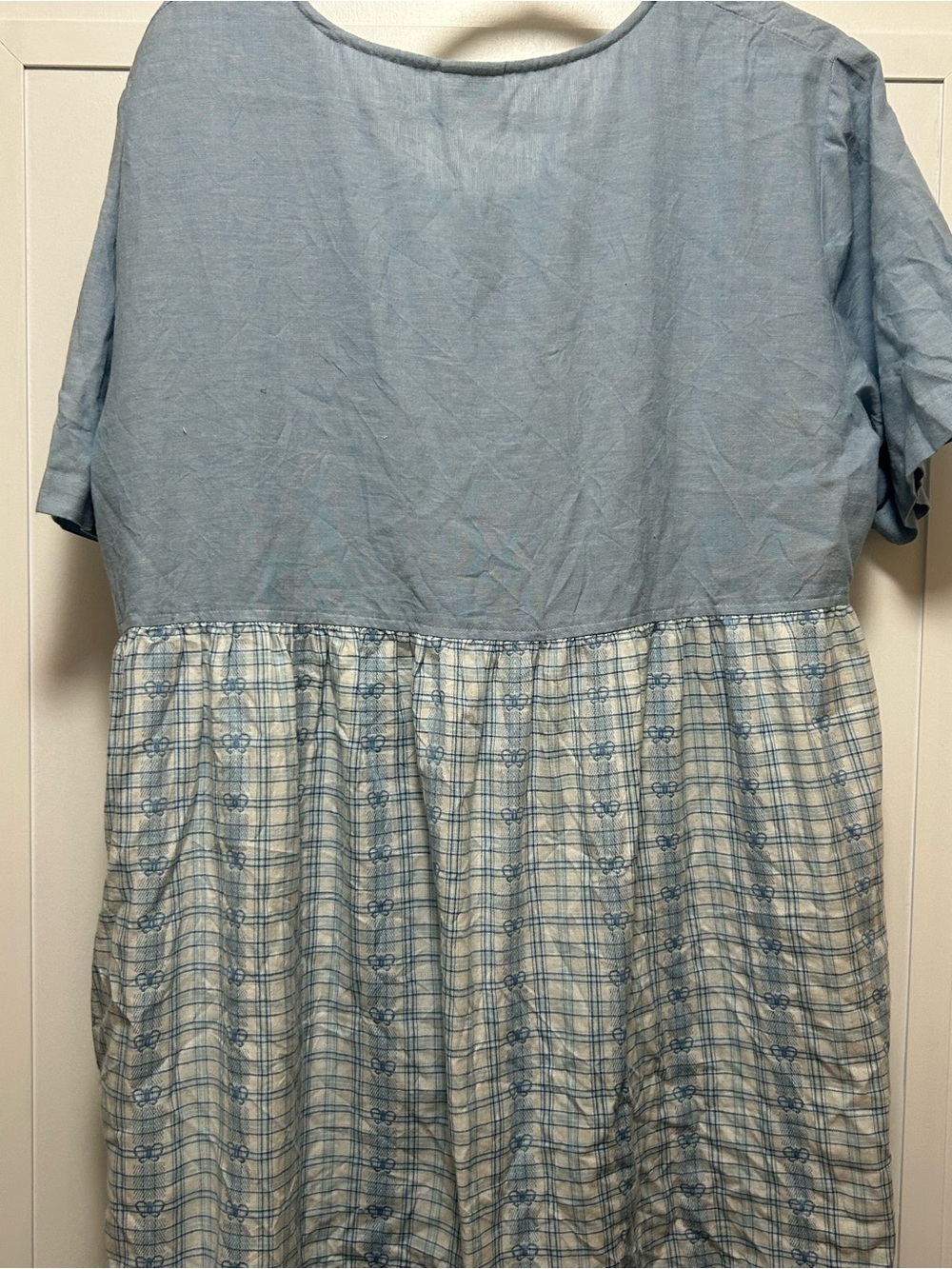 Vintage 1990’s Y2K button up butterfly maxi dress (100% cotton) - Picture 2 of 4
